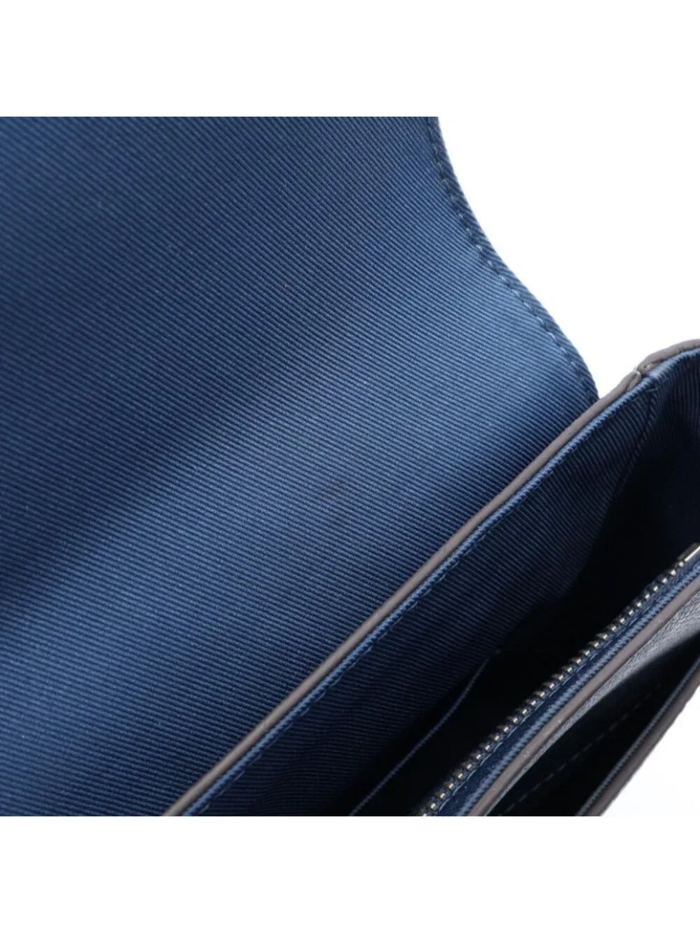 Louis Vuitton Shoulder Bag Roman MM Blue Marine Leather